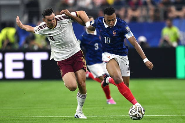 Mg Arlington (Stati Uniti) 14 07 2026 - Mondiali di Calcio 2026 Francia-Spagna foto Matteo Gribaudi Image nella foto: Fabian Ruiz-Kylian Mbappe 