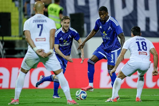 Football - UEFA Champion™s League - 1st qualifying round - PFC Levski vs Borac Banja Luka - 14.07.2026 SOFIA, BULGARIA - JULY 14: Juan Perea, 9 of PFC Levski during the UEFA Champion™s League 2026 27 Qualifying Round first leg match between PFC Levski vs FK Borac (Banja Luka) at Georgi Asparuhov Stadium on July 14th, 2026 in Sofia, Bulgaria. Copyright: xYulianxTodorovx