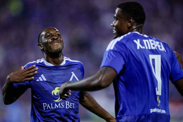 Football - UEFA Champion™s League - 1st qualifying round - PFC Levski vs Borac Banja Luka - 14.07.2026 SOFIA, BULGARIA - JULY 14: Aldair, 21 of PFC Levski during the UEFA Champion™s League 2026 27 Qualifying Round first leg match between PFC Levski vs FK Borac (Banja Luka) at Georgi Asparuhov Stadium on July 14th, 2026 in Sofia, Bulgaria. Copyright: xYulianxTodorovx