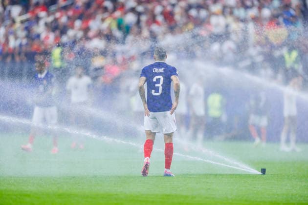 France vs Spain - FIFA World Cup, WM, Weltmeisterschaft, Fussball 2026 - 14 07 2026 Lucas Digne of France during the FIFA World Cup 2026 semi finals match between France and Spain at Dallas Stadium on July 14, 2026 in Arlington, Texas, Estados Unidos Arlington Estados Unidos Copyright: xPGSxPhotoxAgencyx