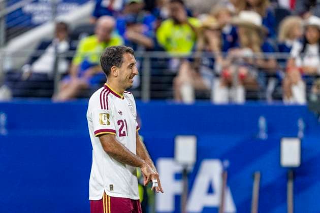 DALLAS - Mikel Oyarzabal of Spain celebrates his 0-1 goal during the 2026 World Cup match between France and Spain at Dallas Stadium on July 14, 2026, in Dallas, United States. (Photo by Stefan Koops EYE4IMAGES DeFodi Images) - *** DALLAS Mikel Oyarzabal of Spain celebrates his 0-1 goal during the 2026 World Cup match between France and Spain at Dallas Stadium on July 14, 2026, in Dallas, United States. Photo by Stefan Koops, EYE4IMAGES, DeFodi Images