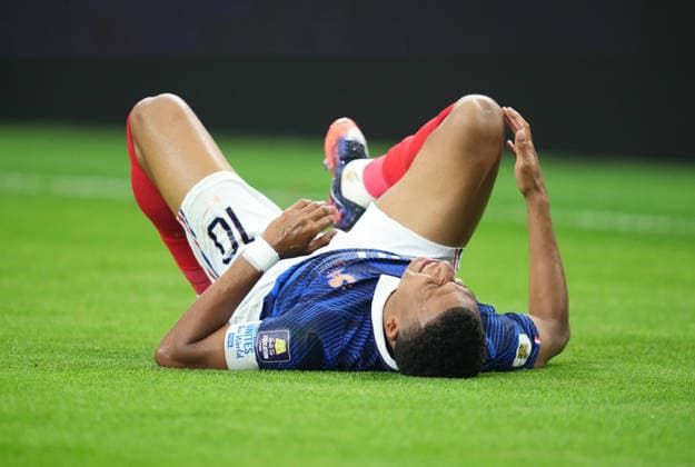 Kylian Mbappe (France) during France and Spain, Semi final FIFA World Cup, WM, Weltmeisterschaft, Fussball 2026, Dallas Stadium, Dallas, USA on July 14, 2026. Thor Wegner DeFodi Images. (Photo by DeFodi Images) - *** Kylian Mbappé of France during the France vs. Spain semifinal match at the 2026 FIFA World Cup, Dallas Stadium, Dallas, USA, on July 14, 2026. Photo by Thor Wegner, DeFodi Images