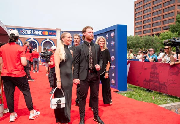 July 14, 2026, Philadelphia, Pennsylvania, United States: MAX MEYERS on the All Star Red Carpet show presented by Mastercard at the Independence Mall in Philadelphia Pa Philadelphia United States - ZUMArf1_ 20260714_zaf_rf1_007 Copyright: xRickyxFitchettx