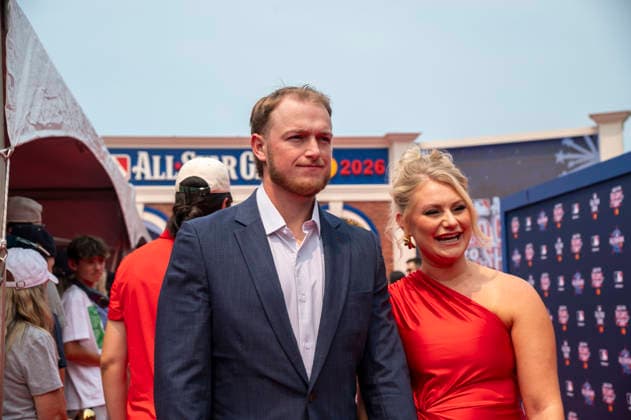 July 14, 2026, Philadelphia, Pennsylvania, United States: HUNTER GOODMAN on the All Star Red Carpet show presented by Mastercard at the Independence Mall in Philadelphia Pa Philadelphia United States - ZUMArf1_ 20260714_zaf_rf1_014 Copyright: xRickyxFitchettx
