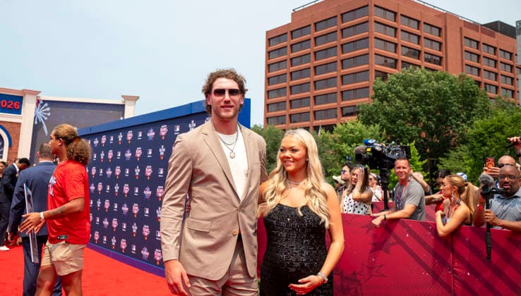 July 14, 2026, Philadelphia, Pennsylvania, United States: BRAXTON ASHCRAFT on the All Star Red Carpet show presented by Mastercard at the Independence Mall in Philadelphia Pa Philadelphia United States - ZUMArf1_ 20260714_zaf_rf1_021 Copyright: xRickyxFitchettx