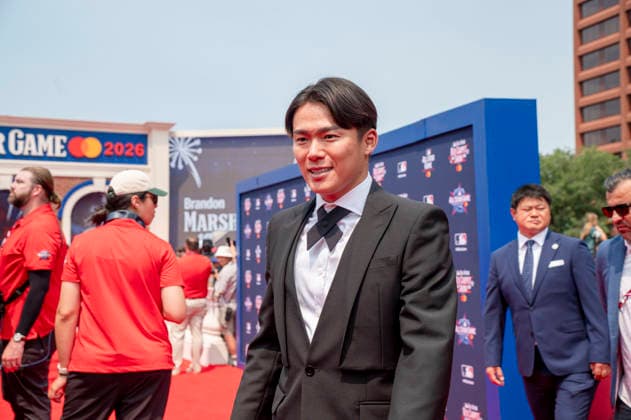 July 14, 2026, Philadelphia, Pennsylvania, United States: YOHSINOBU YAMAMOTO on the All Star Red Carpet show presented by Mastercard at the Independence Mall in Philadelphia Pa Philadelphia United States - ZUMArf1_ 20260714_zaf_rf1_030 Copyright: xRickyxFitchettx