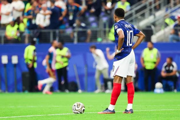 RECORD DATE NOT STATED FIFA World Cup, WM, Weltmeisterschaft, Fussball 2026 - Semifinal - France v Spain Kylian Mbappe player of France during the FIFA World Cup semifinal match between France and Spain, at Dallas Stadium, in Texas, United States, on Tuesday, July 14, 2026.(Foto: William Volcov Brazil Photo Press IMAGO) Sports Arlington TX United States Copyright: xWILLIAMxVOLCOVx