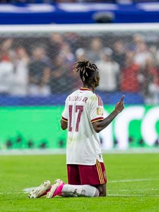 DALLAS - Nico Williams of Spain during the 2026 World Cup match between France and Spain at Dallas Stadium on July 14, 2026, in Dallas, United States. (Photo by Stefan Koops EYE4IMAGES DeFodi Images) - *** DALLAS: Nico Williams of Spain during the 2026 World Cup match between France and Spain at Dallas Stadium on July 14, 2026, in Dallas, United States. Photo by Stefan Koops, EYE4IMAGES, DeFodi Images