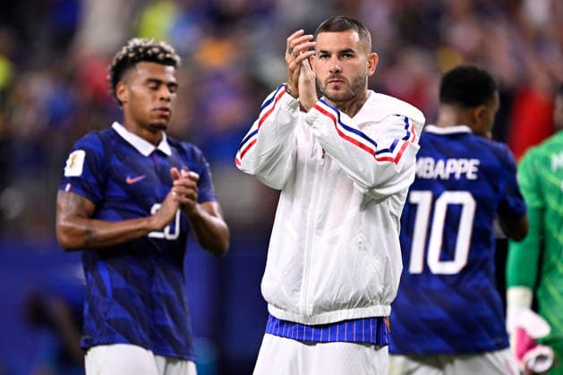 2026-07-14 France v Spain - Semi Final - FIFA World Cup, WM, Weltmeisterschaft, Fussball 2026 ARLINGTON, UNITED STATES - JULY 14: Lucas Hernandez of France looks dejected during the Semi Final - FIFA World Cup 2026 match between France and Spain at Dallas Stadium on July 14, 2026 in Arlington, Texas. (Photo by Pablo Morano BSR Agency) Arlington United States Content not available for redistribution in The Netherlands directly or indirectly through any third parties. Copyright: xBSRxAgencyx