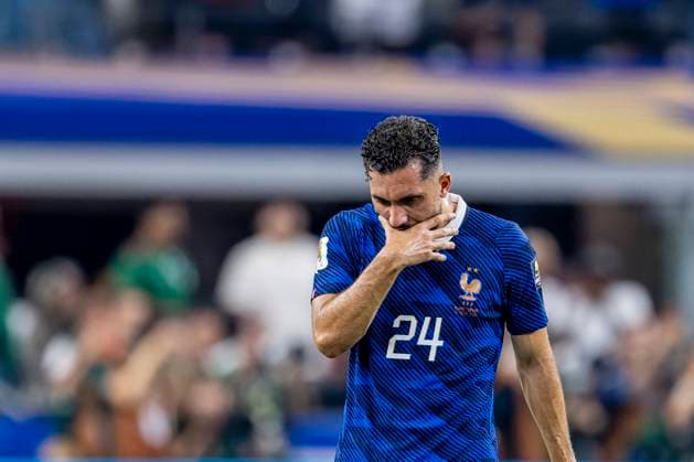 DALLAS - Rayan Cherki of France during the 2026 World Cup match between France and Spain at Dallas Stadium on July 14, 2026, in Dallas, United States. (Photo by Stefan Koops EYE4IMAGES DeFodi Images) - *** DALLAS Rayan Cherki of France during the 2026 World Cup match between France and Spain at Dallas Stadium on July 14, 2026, in Dallas, United States Photo by Stefan Koops EYE4IMAGES DeFodi Images
