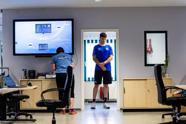 14.07.2026, GER, Handball, Maenner, Saison 26 27, Opel HBL 1.Bl, ThSV Eisenach, Leistungsdiagnostik Teambuilding Justin Kurch (ThSV Eisenach,52) 98559 Oberhof Olympiastützpunkt Thüringen im Thueringen Deutschland *** July 14, 2026, GER, Handball, Men, Season 26–27, Opel HBL 1 Bl, ThSV Eisenach, Performance Diagnostics and Team Building with Justin Kurch, ThSV Eisenach, 52 98559 Oberhof, Thuringia Olympic Training Center, Thuringia, Germany