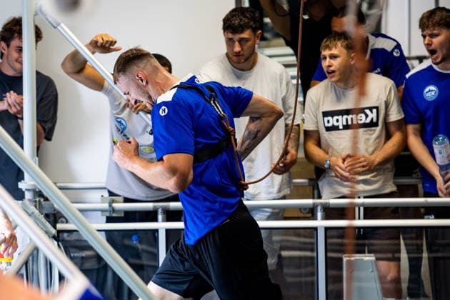 14.07.2026, GER, Handball, Maenner, Saison 26 27, Opel HBL 1.Bl, ThSV Eisenach, Leistungsdiagnostik Teambuilding Dominik Solak (ThSV Eisenach,30) 98559 Oberhof Olympiastützpunkt Thüringen im Thueringen Deutschland *** July 14, 2026, GER, Handball, Men, Season 26–27, Opel HBL 1 Bl, ThSV Eisenach, Performance Diagnostics and Team Building with Dominik Solak, ThSV Eisenach, 30 98559 Oberhof, Thuringia Olympic Training Center, Thuringia, Germany