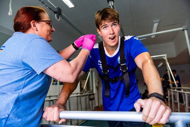 14.07.2026, GER, Handball, Maenner, Saison 26 27, Opel HBL 1.Bl, ThSV Eisenach, Leistungsdiagnostik Teambuilding Mats Gruppe (ThSV Eisenach, 25) 98559 Oberhof Olympiastützpunkt Thüringen im Thueringen Deutschland *** July 14, 2026, GER, Handball, Men, Season 26–27, Opel HBL 1 Bl, ThSV Eisenach, Performance Assessment and Team Building for the Mats Group at ThSV Eisenach, 25 98559 Oberhof, Thuringia Olympic Training Center, Thuringia, Germany
