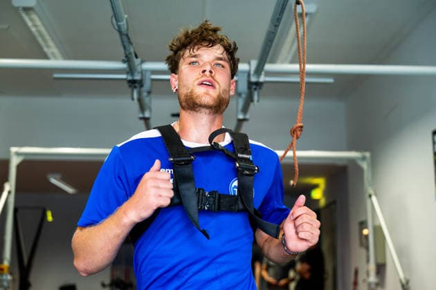 14.07.2026, GER, Handball, Maenner, Saison 26 27, Opel HBL 1.Bl, ThSV Eisenach, Leistungsdiagnostik Teambuilding David More (ThSV Eisenach,15) 98559 Oberhof Olympiastützpunkt Thüringen im Thueringen Deutschland *** July 14, 2026, GER, Handball, Men, Season 26–27, Opel HBL 1 Bl, ThSV Eisenach, Performance Diagnostics and Team Building with David More, ThSV Eisenach, 15 98559 Oberhof, Thuringia Olympic Training Center, Thuringia, Germany