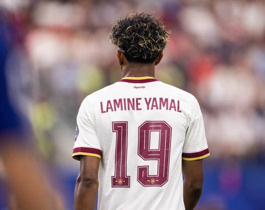 Lamine Yamal of Spain looks on during a FIFA Men’s World Cup 2026 semi-final football match between France and Spain at Dallas Stadium, in Arlington on July 14th 2026 (Photo by Ricardo Nogueira SPP)  Copyright: xRicardoxNogueira SPPx Sportspressphoto_SPR190805