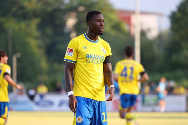 Eintracht BS vs TSV Havelse, Testspiel Wolfenbüttel, 14.07.2026, Fussball, Herren, Saiion 2026 27, Eintracht Braunschweig vs TSV Havelse, Testspiel, Aaron Opoku (Eintracht Braunschweig) Niedersachsen Deutschland *** Eintracht BS vs. TSV Havelse, Friendly Match in Wolfenbüttel, July 14, 2026, Soccer, Men s, 2026–27 Season, Eintracht Braunschweig vs. TSV Havelse, Friendly Match, Aaron Opoku, Eintracht Braunschweig, Lower Saxony, Germany