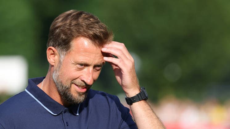 Eintracht BS vs TSV Havelse, Testspiel Wolfenbüttel, 14.07.2026, Fussball, Herren, Saiion 2026 27, Eintracht Braunschweig vs TSV Havelse, Testspiel, Cheftrainer Lars Kornetka (Eintracht Braunschweig) Niedersachsen Deutschland *** Eintracht BS vs. TSV Havelse, Friendly Match in Wolfenbüttel, July 14, 2026, Soccer, Men’s, 2026–27 Season, Eintracht Braunschweig vs. TSV Havelse, Friendly Match, Head Coach Lars Kornetka, Eintracht Braunschweig, Lower Saxony, Germany