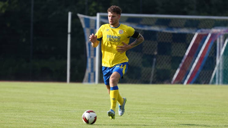 Eintracht BS vs TSV Havelse, Testspiel Wolfenbüttel, 14.07.2026, Fussball, Herren, Saiion 2026 27, Eintracht Braunschweig vs TSV Havelse, Testspiel, Kevin Ehlers (Eintracht Braunschweig) Niedersachsen Deutschland *** Eintracht BS vs. TSV Havelse, Friendly Match in Wolfenbüttel, July 14, 2026, Soccer, Men’s, 2026–27 Season, Eintracht Braunschweig vs. TSV Havelse, Friendly Match, Kevin Ehlers, Eintracht Braunschweig, Lower Saxony, Germany