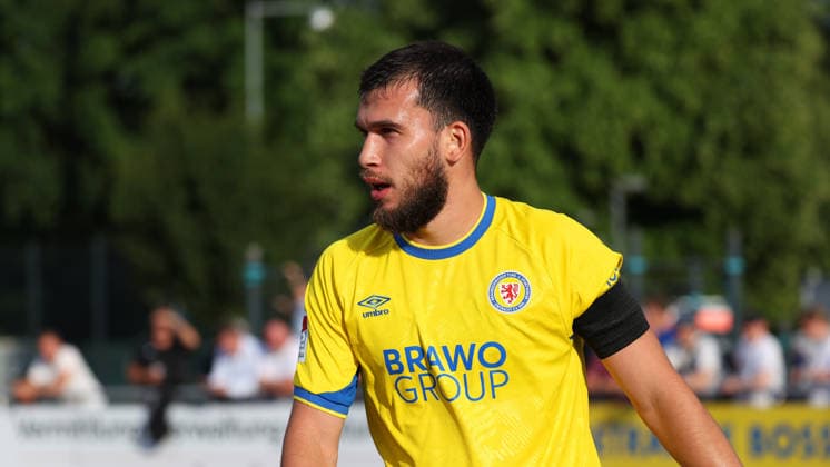 Eintracht BS vs TSV Havelse, Testspiel Wolfenbüttel, 14.07.2026, Fussball, Herren, Saiion 2026 27, Eintracht Braunschweig vs TSV Havelse, Testspiel, Mehmet Can Aydin (Eintracht Braunschweig) Niedersachsen Deutschland *** Eintracht BS vs. TSV Havelse, Friendly Match in Wolfenbüttel, July 14, 2026, Soccer, Men’s, 2026–27 Season, Eintracht Braunschweig vs. TSV Havelse, Friendly Match, Mehmet Can Aydin, Eintracht Braunschweig, Lower Saxony, Germany