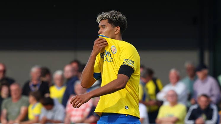 Eintracht BS vs TSV Havelse, Testspiel Wolfenbüttel, 14.07.2026, Fussball, Herren, Saiion 2026 27, Eintracht Braunschweig vs TSV Havelse, Testspiel, Yann Sturm (Eintracht Braunschweig) Niedersachsen Deutschland *** Eintracht BS vs. TSV Havelse, Friendly Match in Wolfenbüttel, July 14, 2026, Soccer, Men’s, 2026–27 Season, Eintracht Braunschweig vs. TSV Havelse, Friendly Match, Yann Sturm, Eintracht Braunschweig, Lower Saxony, Germany