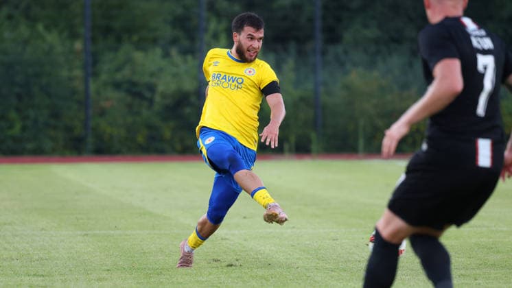 Eintracht BS vs TSV Havelse, Testspiel Wolfenbüttel, 14.07.2026, Fussball, Herren, Saiion 2026 27, Eintracht Braunschweig vs TSV Havelse, Testspiel, Mehmet Can Aydin (Eintracht Braunschweig) Niedersachsen Deutschland *** Eintracht BS vs. TSV Havelse, Friendly Match in Wolfenbüttel, July 14, 2026, Soccer, Men’s, 2026–27 Season, Eintracht Braunschweig vs. TSV Havelse, Friendly Match, Mehmet Can Aydin, Eintracht Braunschweig, Lower Saxony, Germany