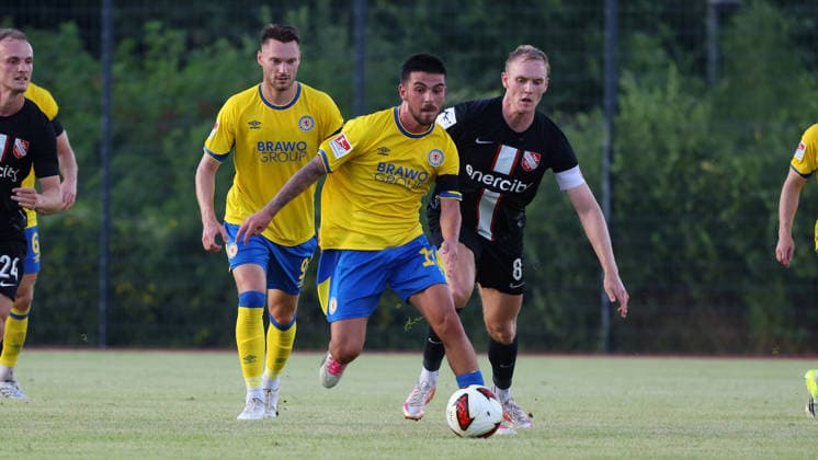 Eintracht BS vs TSV Havelse, Testspiel Wolfenbüttel, 14.07.2026, Fussball, Herren, Saiion 2026 27, Eintracht Braunschweig vs TSV Havelse, Testspiel, Samuele di Benedetto (Eintracht Braunschweig) Niedersachsen Deutschland *** Eintracht BS vs. TSV Havelse, Friendly Match in Wolfenbüttel, July 14, 2026, Soccer, Men’s, 2026–27 Season, Eintracht Braunschweig vs. TSV Havelse, Friendly Match, Samuele di Benedetto, Eintracht Braunschweig, Lower Saxony, Germany