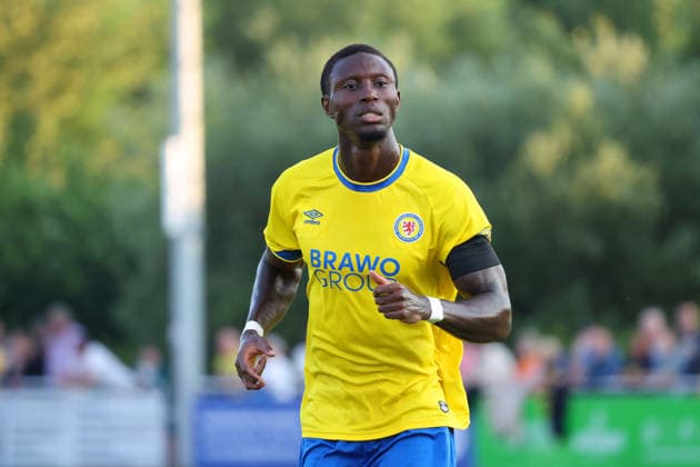 Eintracht BS vs TSV Havelse, Testspiel Wolfenbüttel, 14.07.2026, Fussball, Herren, Saiion 2026 27, Eintracht Braunschweig vs TSV Havelse, Testspiel, Aaron Opoku (Eintracht Braunschweig) Niedersachsen Deutschland *** Eintracht BS vs. TSV Havelse, Friendly Match in Wolfenbüttel, July 14, 2026, Soccer, Men s, 2026–27 Season, Eintracht Braunschweig vs. TSV Havelse, Friendly Match, Aaron Opoku, Eintracht Braunschweig, Lower Saxony, Germany