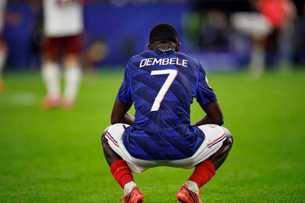 Ousmane Dembele seen during FIFA World Cup, WM, Weltmeisterschaft, Fussball 2026 semifinal game between national teams of France and Spain (Grzegorz Wajda Ball Raw Images) Arlington Dallas Stadium USA Copyright: xGrzegorzxWajdax grzegorzwajda_france_spain_26_5-30
