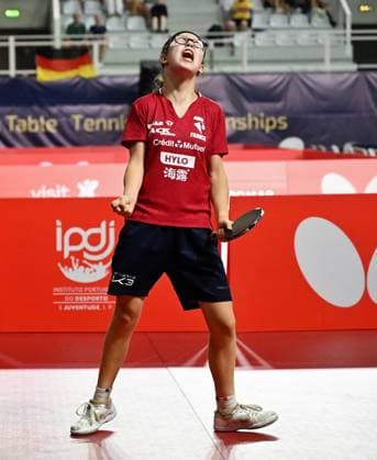 Albane Rochut France Final U15 EYC-2026-1407-1422ms 2026 European Youth Table tennis, Tischtennis Championships in Multiusos de Gondomar in Gondomar, Portugal Albane Rochut France Final U15 EYC-2026-1407-1422ms - 14th of July 2026 at the European Youth Table Tennis Championships U15 and U19 in Gondomar, district of Porto, Portugal (Photo by Manfred Schillings) Gondomar Multiusos de Gondomar Portugal *** Albane Rochut (France) U15 EYC 2026 Final 1407 1422ms 2026 European Youth Table Tennis Championships at Multiusos de Gondomar in Gondomar, Portugal Albane Rochut (France) U15 EYC 2026 Final 1407 1422ms July 14, 2026, at the European Youth Table Tennis Championships (U15 and U19) in Gondomar, in the district of Porto, Portugal Photo by Manfred Schillings Gondomar Multiusos de Gondomar Portugal