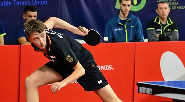 Jonas Rinderer Germany EYC-2026-1407-04291 2026 European Youth Table tennis, Tischtennis Championships in Multiusos de Gondomar in Gondomar, Portugal Jonas Rinderer Germany EYC-2026-1407-04291 - 14th of July 2026 at the European Youth Table Tennis Championships U15 and U19 in Gondomar, district of Porto, Portugal (Photo by Manfred Schillings) Gondomar Multiusos de Gondomar Portugal *** Jonas Rinderer, Germany, EYC 2026, 1407 04291, 2026 European Youth Table Tennis Championships at Multiusos de Gondomar in Gondomar, Portugal Jonas Rinderer Germany EYC 2026 1407 04291 July 14, 2026, at the European Youth Table Tennis Championships (U15 and U19) in Gondomar, in the district of Porto, Portugal Photo by Manfred Schillings Gondomar Multiusos de Gondomar Portugal