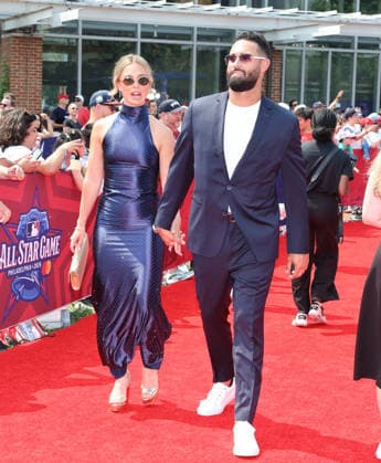 Riley Greene 31 of the Detroit Tigers arrives on the red carpet at the 2026 MLB, Baseball Herren, USA All Star Red Carpet Show in Philadelphia, Pennsylvania, on Tuesday, July 14, 2026.  PHI202607143007 LAURENCExKESTERSON
