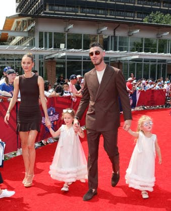 Cody Bellinger 35 of the New York Yankees arrives on the red carpet at the 2026 MLB, Baseball Herren, USA All Star Red Carpet Show in Philadelphia, Pennsylvania, on Tuesday, July 14, 2026.  PHI202607143010 LAURENCExKESTERSON