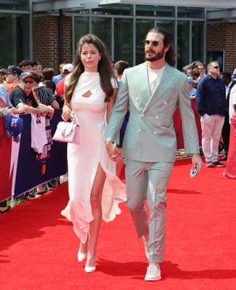 Dylan Cease 84 of the Toronto Blue Jays arrives on the red carpet at the 2026 MLB, Baseball Herren, USA All Star Red Carpet Show in Philadelphia, Pennsylvania, on Tuesday, July 14, 2026.  PHI202607143019 LAURENCExKESTERSON