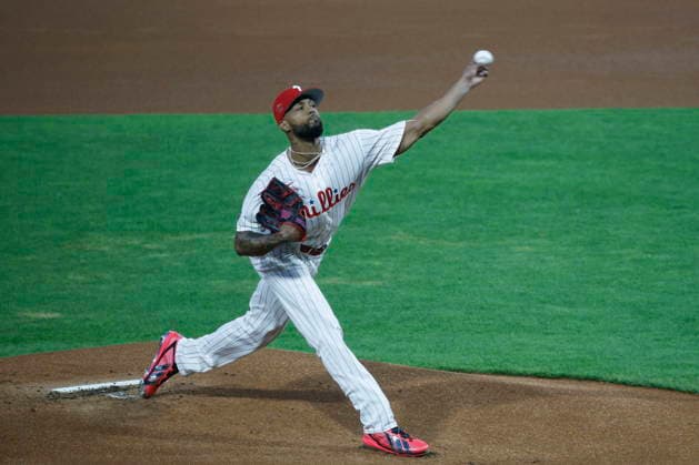 2026 Major League Baseball All Star game Philadelphia Phillies pitcher Cristopher Sanchez throws during the 2026 Major League Baseball All-Star Game at Citizens Bank Park in Philadelphia, Pennsylvania, USA, 14 July 2026. PHILADELPHIA PENNSYLVANIA USA  Copyright: xSTEVENxM.xFALKx