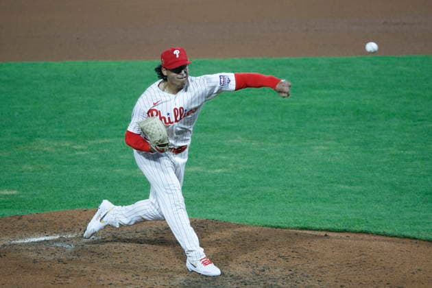 2026 Major League Baseball All Star game Philadelphia Phillies pitcher Jesus Luzardo throws during the 2026 Major League Baseball All-Star Game at Citizens Bank Park in Philadelphia, Pennsylvania, USA, 14 July 2026. PHILADELPHIA PENNSYLVANIA USA  Copyright: xSTEVENxM.xFALKx
