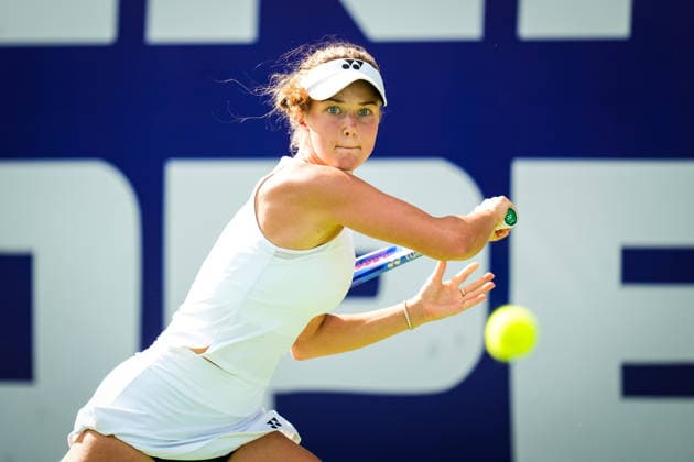 ENKA Open WTA, Tennis Damen 125 Vendula Valdmannova of Czechia competes against Ayla Aksu of Turkiye during the round of 32 match at the WTA 125 ENKA Open at ENKA Sports Club in Istanbul, Turkey, on July 14, 2026. Istanbul Turkey  Copyright: xYagizxGurtugx originalFilename:gurtug-wta125en260714_npKpM.jpg