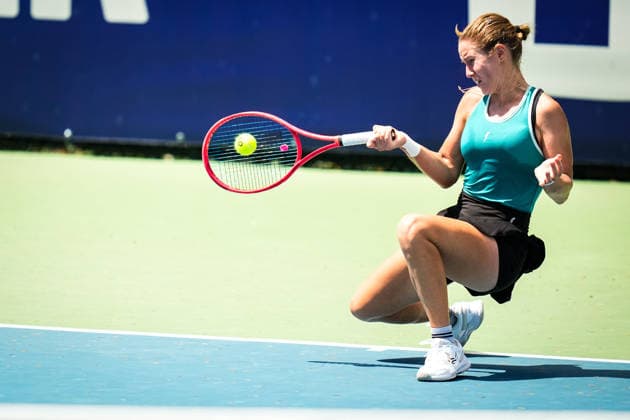 ENKA Open WTA, Tennis Damen 125 Anastasia Zakharova of Russia competes against Mariia Tkacheva of Russia during the round of 32 match at the WTA 125 ENKA Open at ENKA Sports Club in Istanbul, Turkey, on July 14, 2026. Istanbul Turkey  Copyright: xYagizxGurtugx originalFilename:gurtug-wta125en260714_npZ0K.jpg