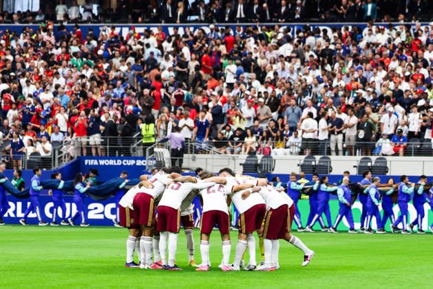 July 14, 2026, USA: Spain players before the FIFA World Cup, WM, Weltmeisterschaft, Fussball semifinal match between France and Spain, at Dallas Stadium, in Texas, United States, on Tuesday, July 14, 2026. USA - ZUMAc233 0861642958st Copyright: xVanessaxCarvalhox