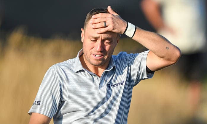 Justin Thomas (USA) walks off the 1st Tee 154th Open Golf Championships, Royal Birkdale, Southport, UK - 15 Jul 2026Southport Royal Birkdale United Kingdom  Copyright: xGreigxCowie Shutterstockx 16988291f