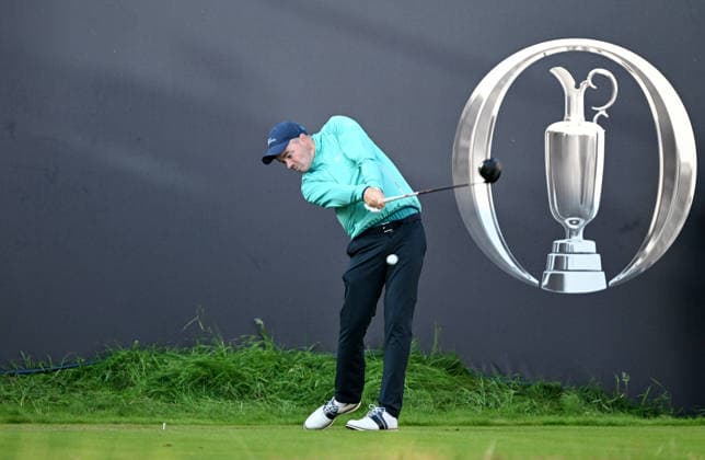 Stuart Grehan (amateur) (IRE) on the 1st Tee 154th Open Golf Championships, Royal Birkdale, Southport, UK - 15 Jul 2026Southport Royal Birkdale United Kingdom  Copyright: xGreigxCowie Shutterstockx 16988291ag
