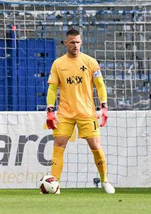 14.07.2026, xsltx, Fussball Testspiel, SV Darmstadt 98 - FC Homburg v.l. Marcel Schuhen (SV Darmstadt 98) (DFL DFB REGULATIONS PROHIBIT ANY USE OF PHOTOGRAPHS as IMAGE SEQUENCES and or QUASI-VIDEO) *** July 14, 2026, xsltx, soccer exhibition match, SV Darmstadt 98 vs. FC Homburg, photo by Marcel Schuhen, SV Darmstadt 98. DFL and DFB regulations prohibit any use of photographs as image sequences and or quasi-video.