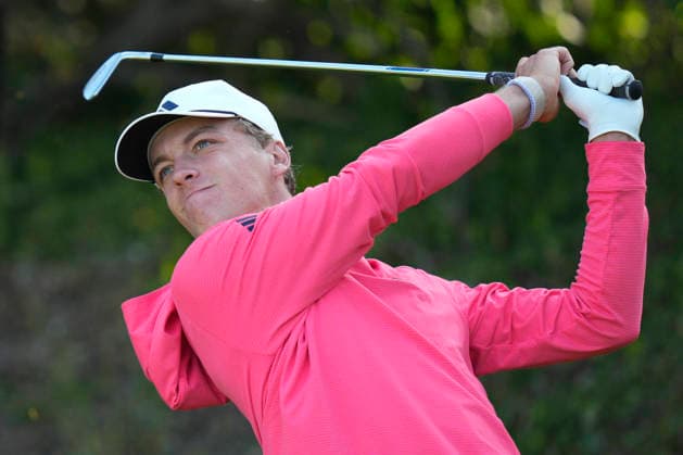SOUTHPORT, ENGLAND - JULY 15: Tiger Christensen (GER) plays from the fifth tee during practice at the 154th Open Championship at the Royal Birkdale Golf Club, Southport on July 15, 2026 in Merseyside, England The 154th British Open Championship