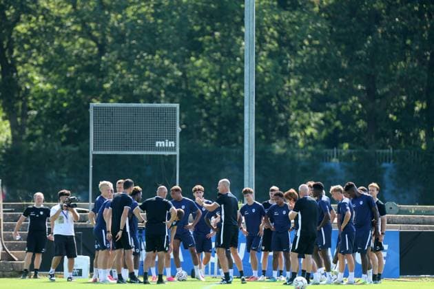 KRC Genk new headcoach Jess Thorup first training GENK, BELGIUM - JULY 15 : KRC Genk new headcoach Jess Thorup first training on July 15, 2026 in Genk, Belgium, 15 07 26 Eeklo Belgium  Copyright: xJeffreyxGaensx