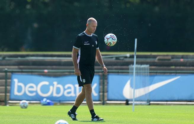 KRC Genk new headcoach Jess Thorup first training GENK, BELGIUM - JULY 15 : KRC Genk new headcoach Jess Thorup first training on July 15, 2026 in Genk, Belgium, 15 07 26 Eeklo Belgium  Copyright: xJeffreyxGaensx