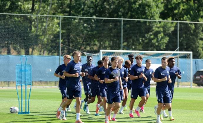 KRC Genk new headcoach Jess Thorup first training GENK, BELGIUM - JULY 15 : KRC Genk new headcoach Jess Thorup first training on July 15, 2026 in Genk, Belgium, 15 07 26 Eeklo Belgium  Copyright: xJeffreyxGaensx