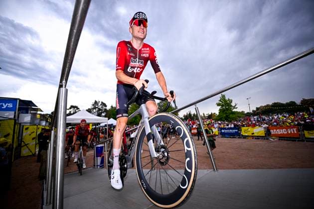 Tour de France 2026 Stage 11 NEVERS, FRANCE - JULY 15 : Rider of Team Lotto Intermarche before the start of the race during stage 11 of the 113rd edition of Tour de France an UCI World Tour 2.UWT cycling road race stage for Men Elite of 161 km with start in Vichy and finish in Nevers on July 15, 2026 in Nevers, France, 15 07 2026 Nevers France  Copyright: xTomasxSiskx
