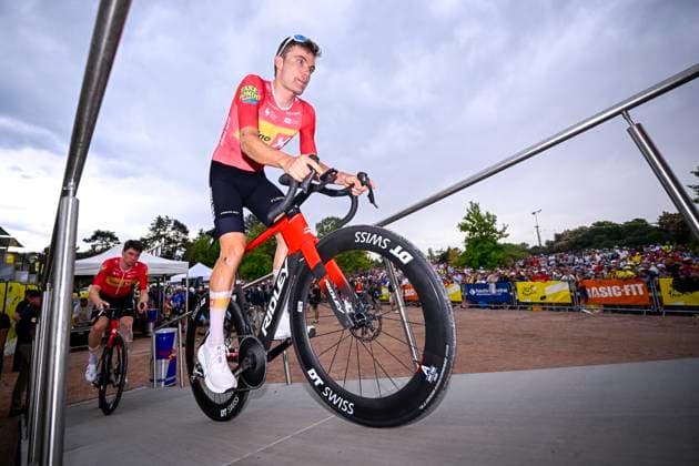 Tour de France 2026 Stage 11 NEVERS, FRANCE - JULY 15 : Charmig Anthon (DEN) of Uno-X Mobility before the start of the race during stage 11 of the 113rd edition of Tour de France an UCI World Tour 2.UWT cycling road race stage for Men Elite of 161 km with start in Vichy and finish in Nevers on July 15, 2026 in Nevers, France, 15 07 2026 Nevers France  Copyright: xTomasxSiskx