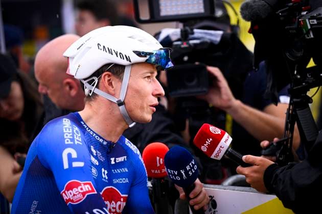 Tour de France 2026 Stage 11 NEVERS, FRANCE - JULY 15 : Philipsen Jasper (BEL) of Alpecin Premier Tech before the start of the race during stage 11 of the 113rd edition of Tour de France an UCI World Tour 2.UWT cycling road race stage for Men Elite of 161 km with start in Vichy and finish in Nevers on July 15, 2026 in Nevers, France, 15 07 2026 Nevers France  Copyright: xTomasxSiskx