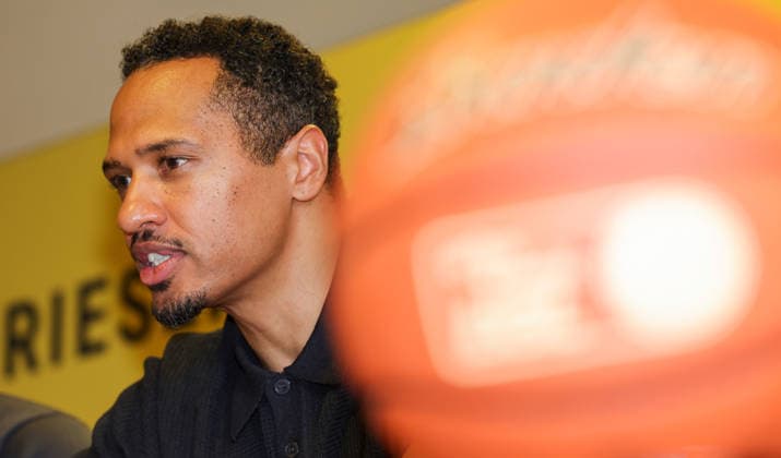 Ludwigsburg, Basketball MHP Riesen Ludwigsburg PK, David McCray (sportlicher Leiter) *** Ludwigsburg, MHP Riesen Ludwigsburg Basketball Press Conference, David McCray, Athletic Director