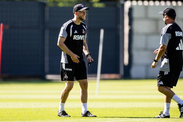 COLOGNE, GERMANY - JULY 15: Rene Wagner (Head Coach 1. FC Koeln) during a training session of season 2026 27 at Geissbockheim on July 15, 2026 in Cologne, Germany. North Rhine Westphalia Germany Copyright: xSteffiexWunderlx